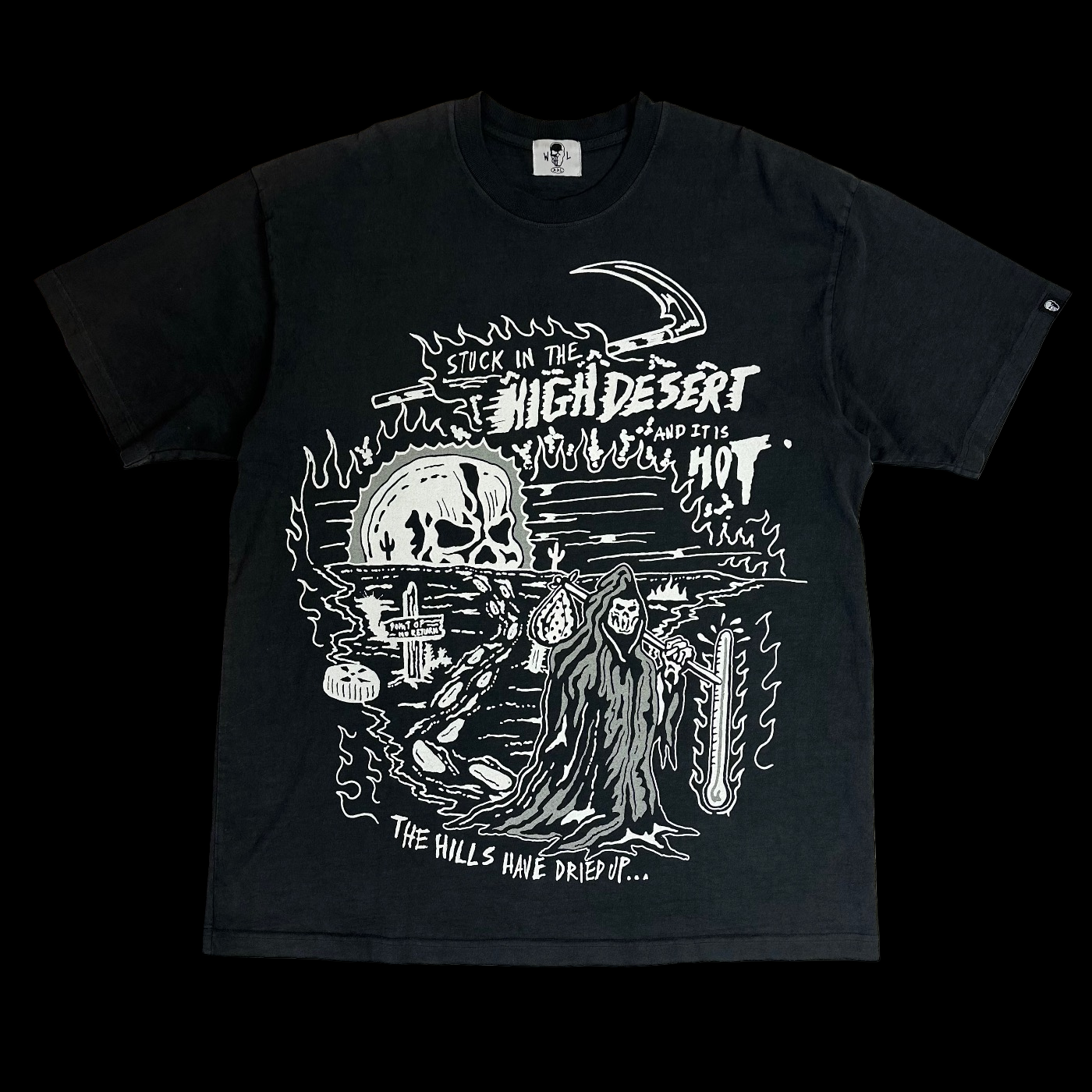 warren lotas high desert tee black