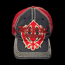 Load image into Gallery viewer, 2000s universal studios ed hardy style hat red
