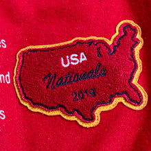 Load image into Gallery viewer, 2019 supreme team honors varsity jacket red
