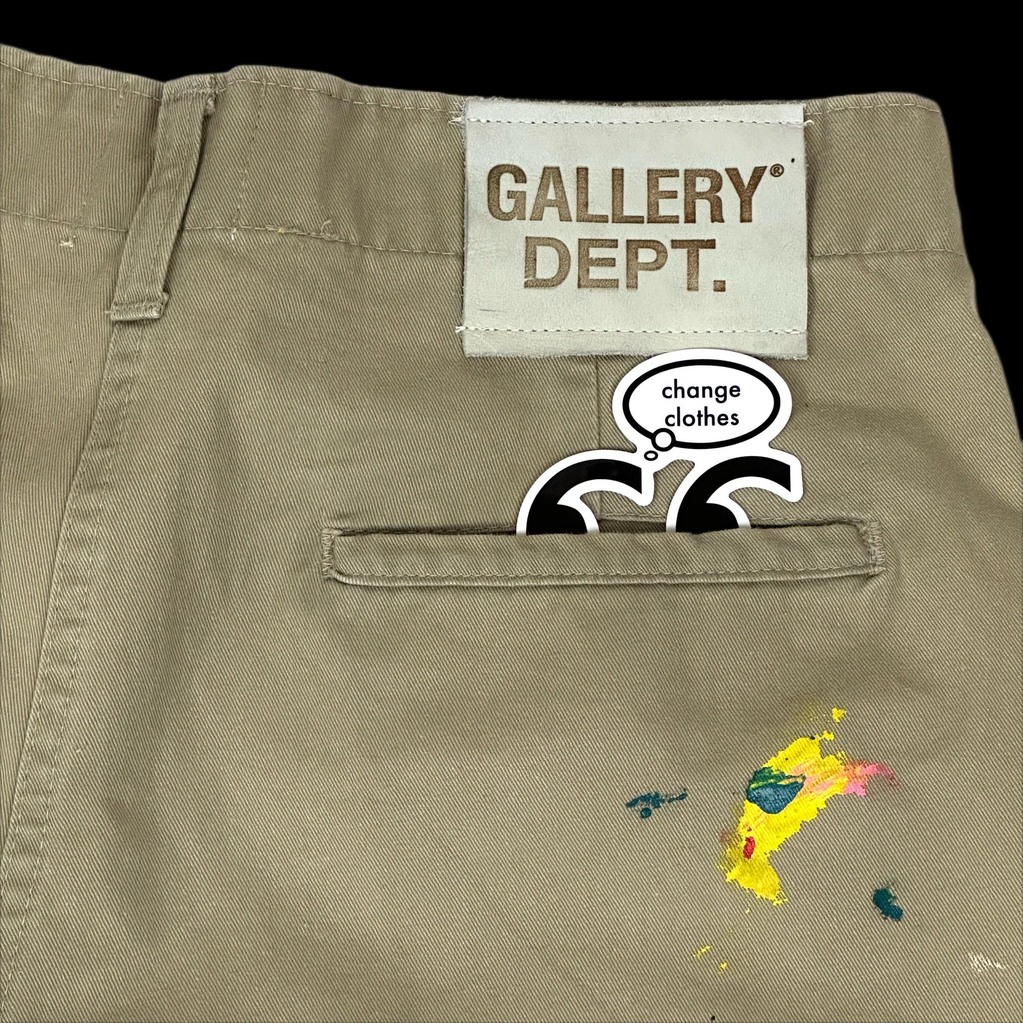 gallery dept ricky shorts khaki – change clothes