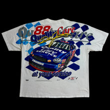Load image into Gallery viewer, late 90s nascar quality care service aop tee
