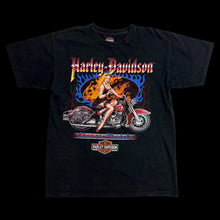 Load image into Gallery viewer, 2010 harley classic models pinup tee cincinatti
