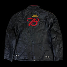 Load image into Gallery viewer, 2000s budweiser dale earnhardt jr leather jacket
