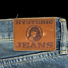 Load image into Gallery viewer, 2011 hysteric glamour patchwork knee selvedge jeans
