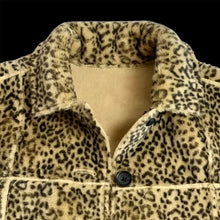 Load image into Gallery viewer, 2019 supreme faux suede leopard reversible coat
