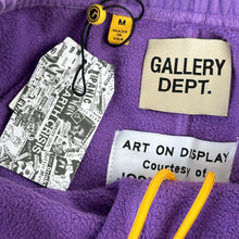 Load image into Gallery viewer, gallery dept painted flare sweatpant purple
