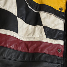 Load image into Gallery viewer, vintage ski doo leather racing jacket
