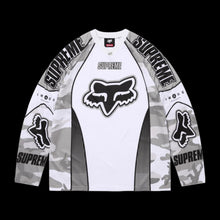 Load image into Gallery viewer, 2025 supreme // fox racing dmx jersey snow camo
