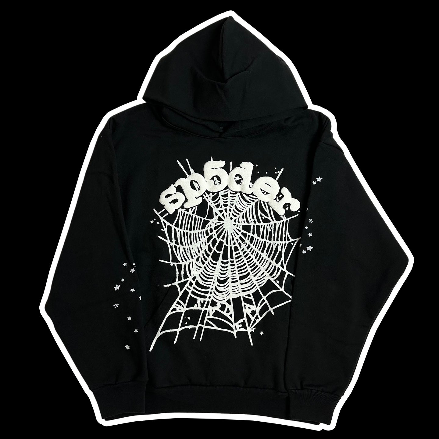 2024 spider og web hoodie black