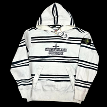 Load image into Gallery viewer, 2020 supreme // stone island warp stripe hoodie
