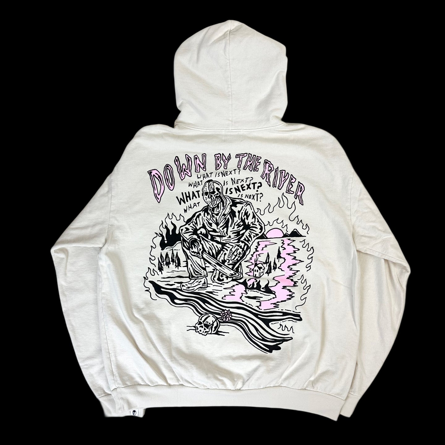 warren lotas the river hoodie off white