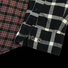 Load image into Gallery viewer, 2014 supreme multi plaid hooded flannel black

