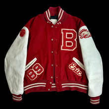 Load image into Gallery viewer, 1989 brophy broncos letterman jacket
