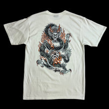 Load image into Gallery viewer, stussy fire dragon tee white
