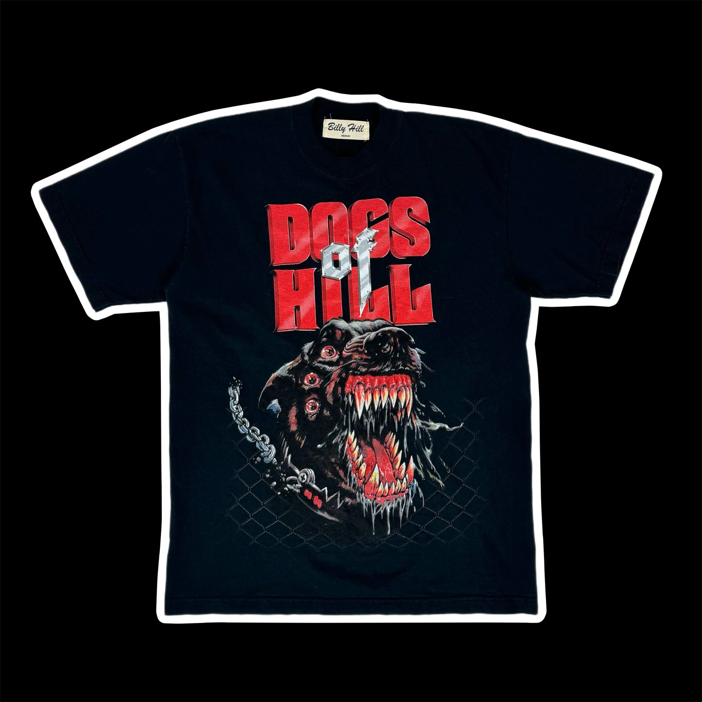 2021 billy hill dogs of hill tee black