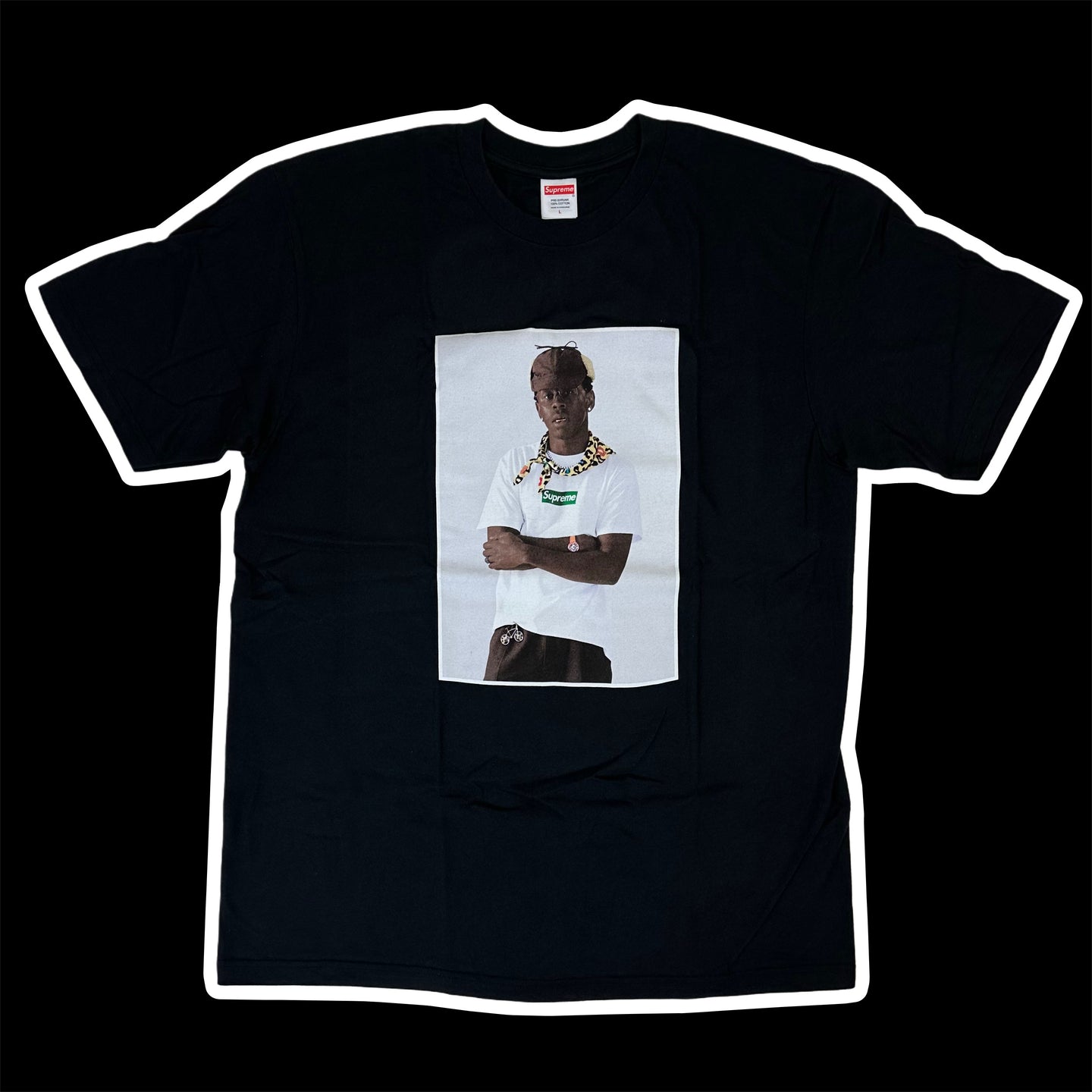 2024 supreme tyler photo tee black