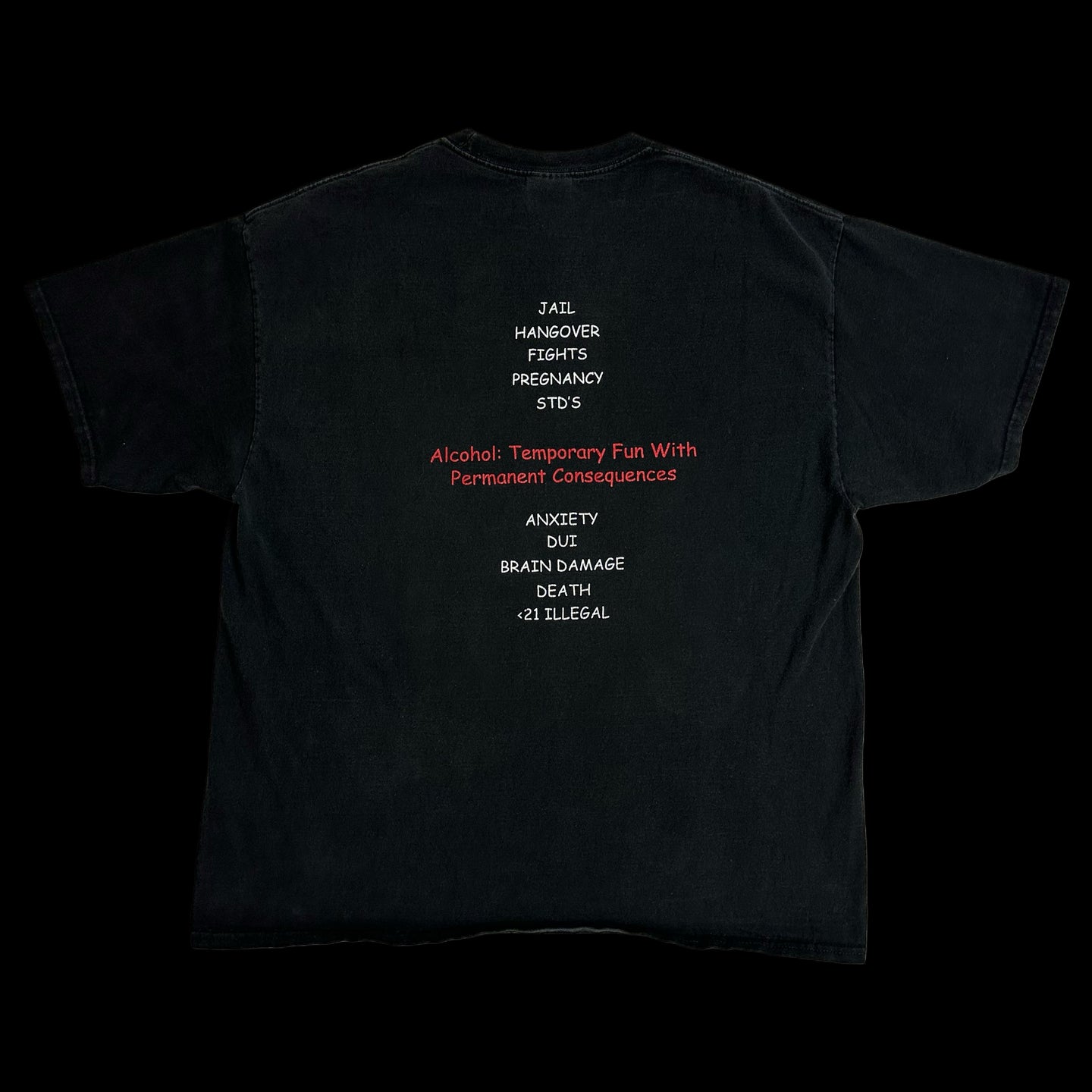 2000s trapped sober consequences tee