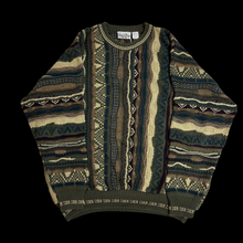 Load image into Gallery viewer, vtg "coogi" type sweater earthtones
