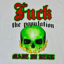 Load image into Gallery viewer, ftp made in hell skull tee white
