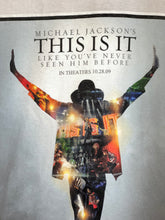 Load image into Gallery viewer, 2009 michael jackson this is it poster tee
