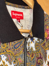Load image into Gallery viewer, 2017 supreme paisley zip polo l/s top
