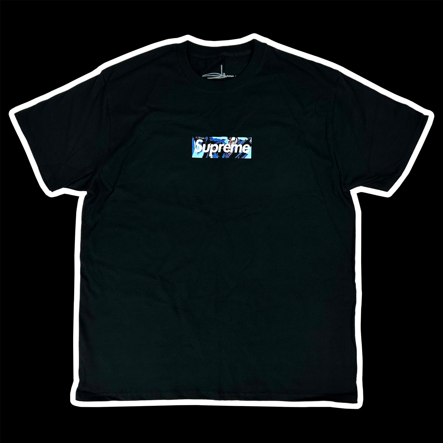 2025 slawn batpreme box logo tee