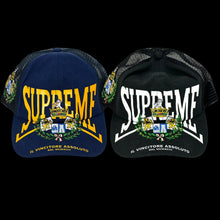 Load image into Gallery viewer, 2025 supreme crest mesh trucker hat
