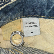 Load image into Gallery viewer, 2011 hysteric glamour patchwork knee selvedge jeans
