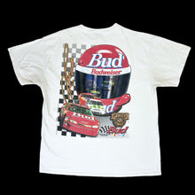 Load image into Gallery viewer, 90s budweiser racing helmet tee
