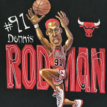 Load image into Gallery viewer, 90s dennis rodman chicago bulls caricature tee
