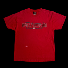 Load image into Gallery viewer, 2003 harley tribal dayton ohio tee red
