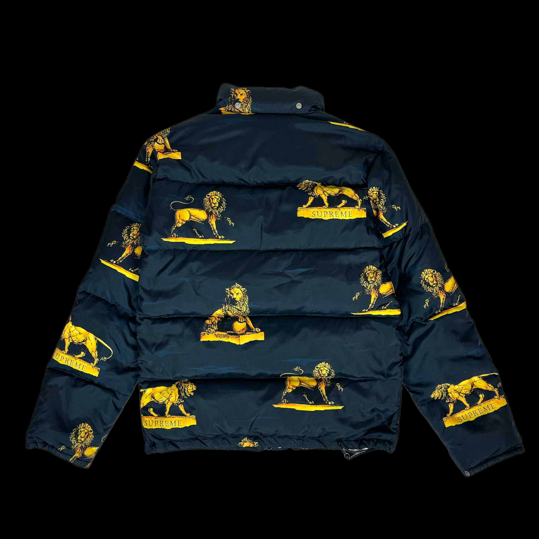 2013 supreme lions puffer jacket – change clothes