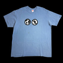 Load image into Gallery viewer, 2019 supreme save the planet tee slate blue
