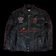 Load image into Gallery viewer, 2000s budweiser dale earnhardt jr leather jacket
