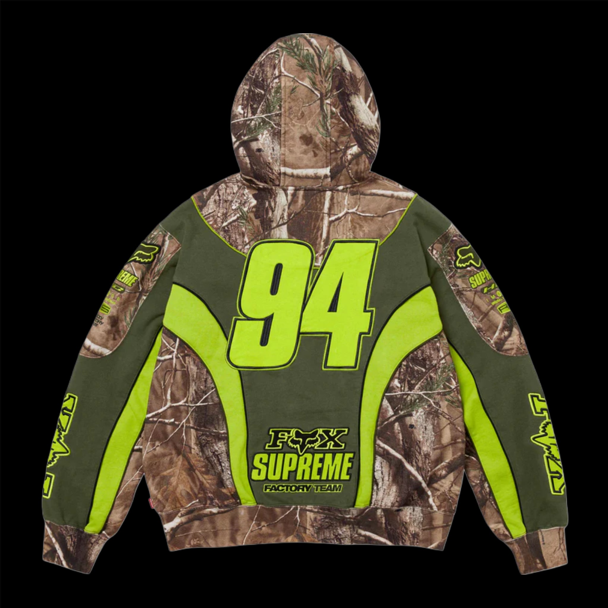 2025 supreme // fox racing zip up hoodie realtree – change clothes