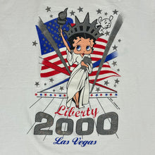 Load image into Gallery viewer, 2000 betty boop liberty las vegas glitter tee
