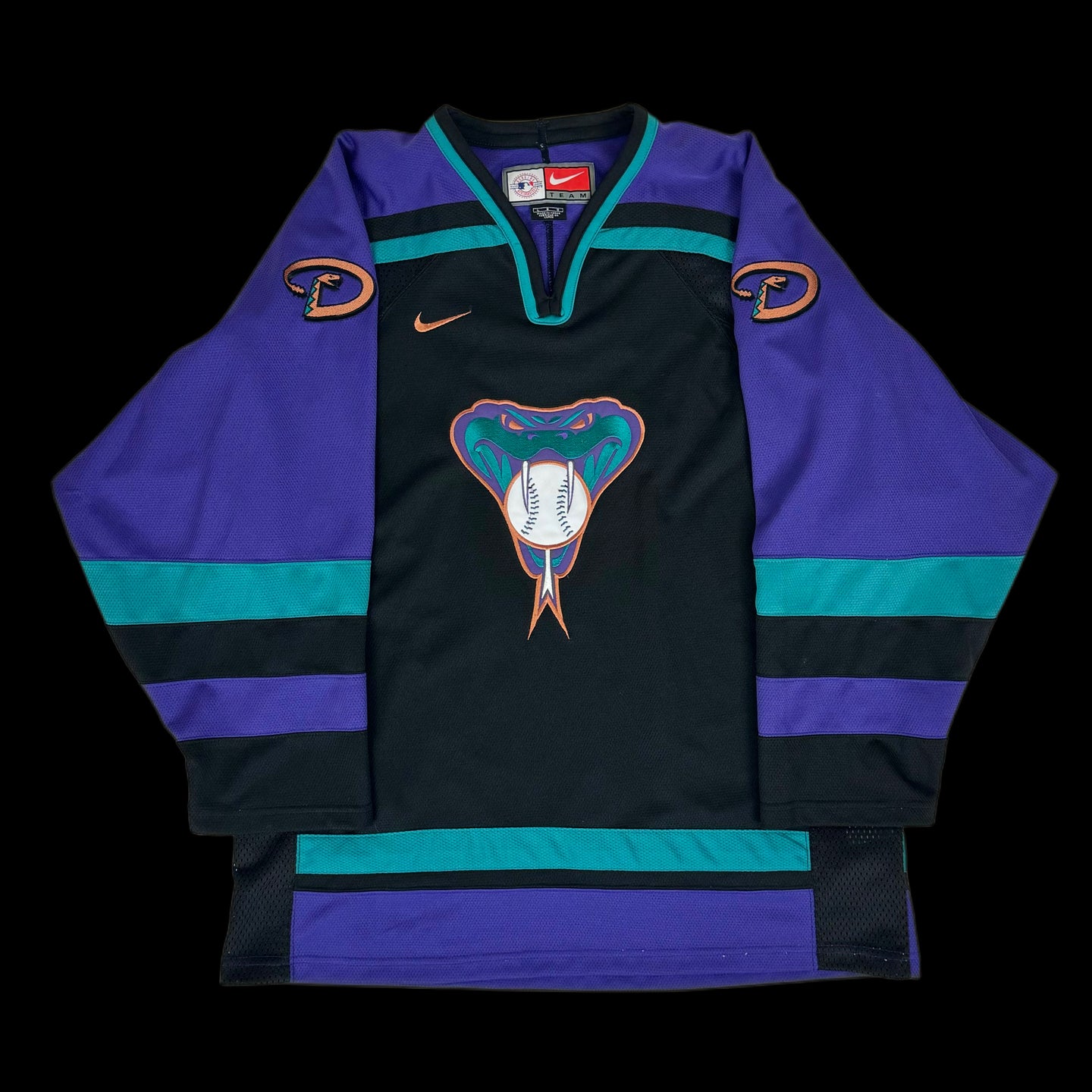 early 2000s nike arizona diamondbacks hockey jersey