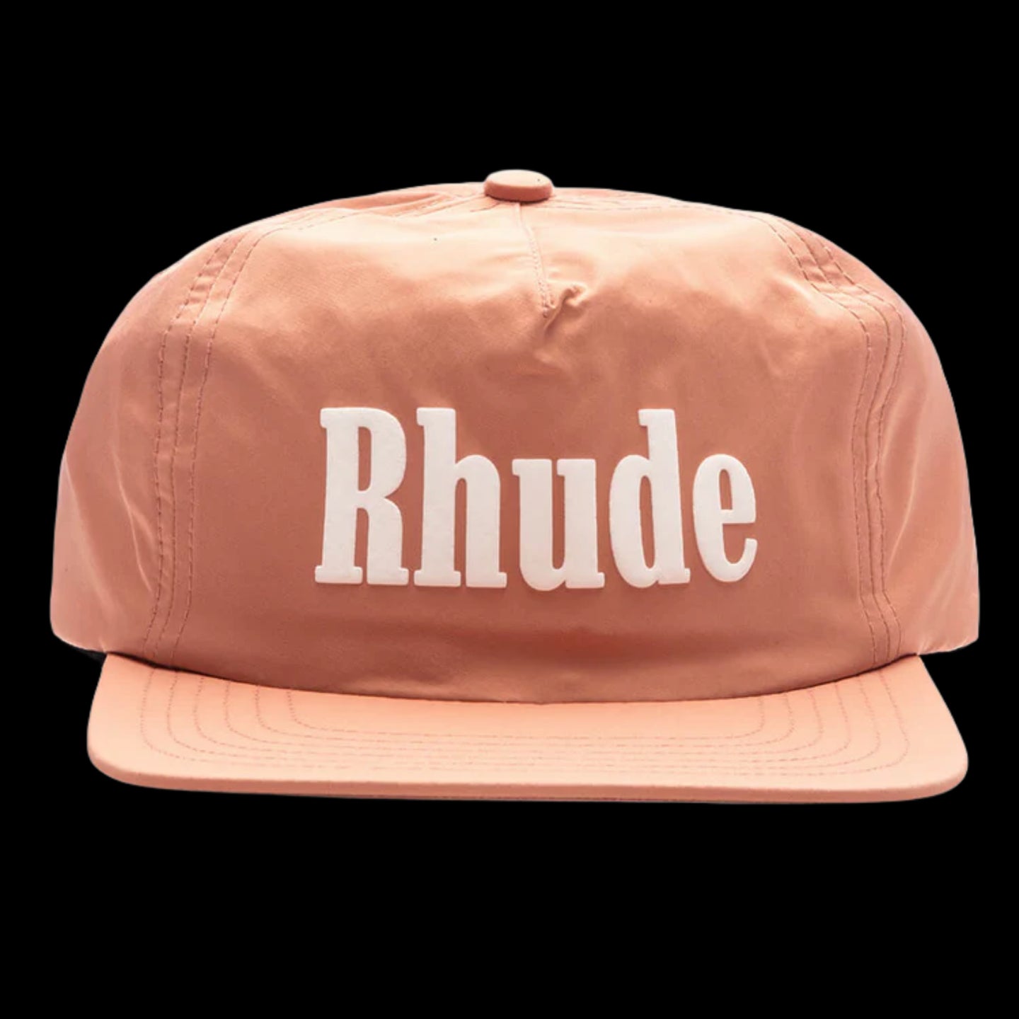 2024 rhude sport logo hat arctic orange