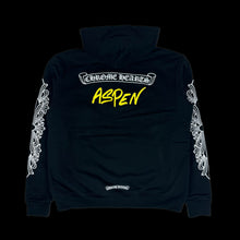 Load image into Gallery viewer, chrome hearts aspen floral logo thermal lined zip up
