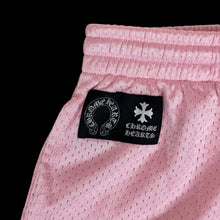 Load image into Gallery viewer, chrome hearts love you shorts pink
