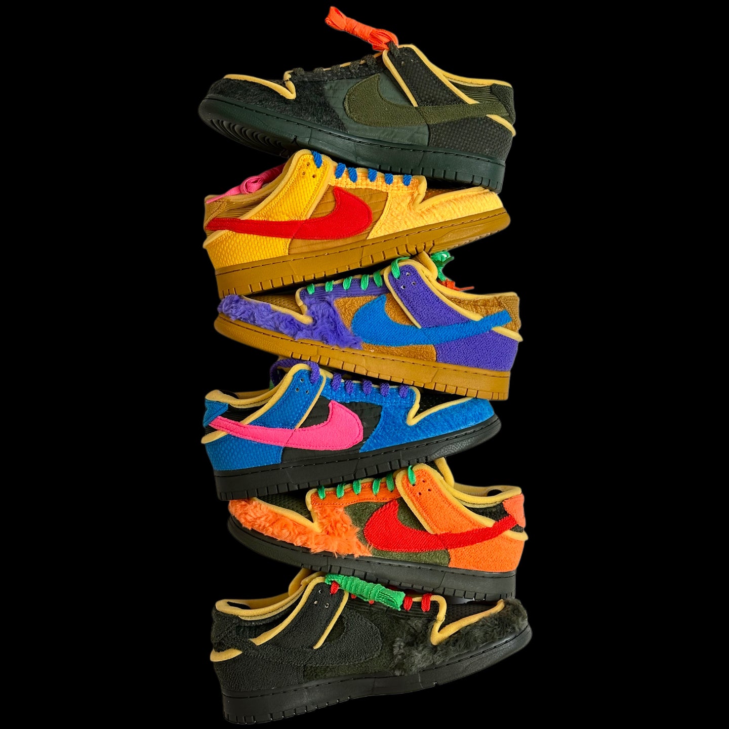 2025 cpfm nike swamp sponge dunk low