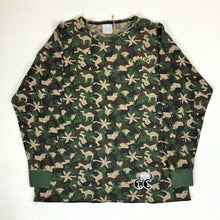 Load image into Gallery viewer, camel camo waffle knit thermal
