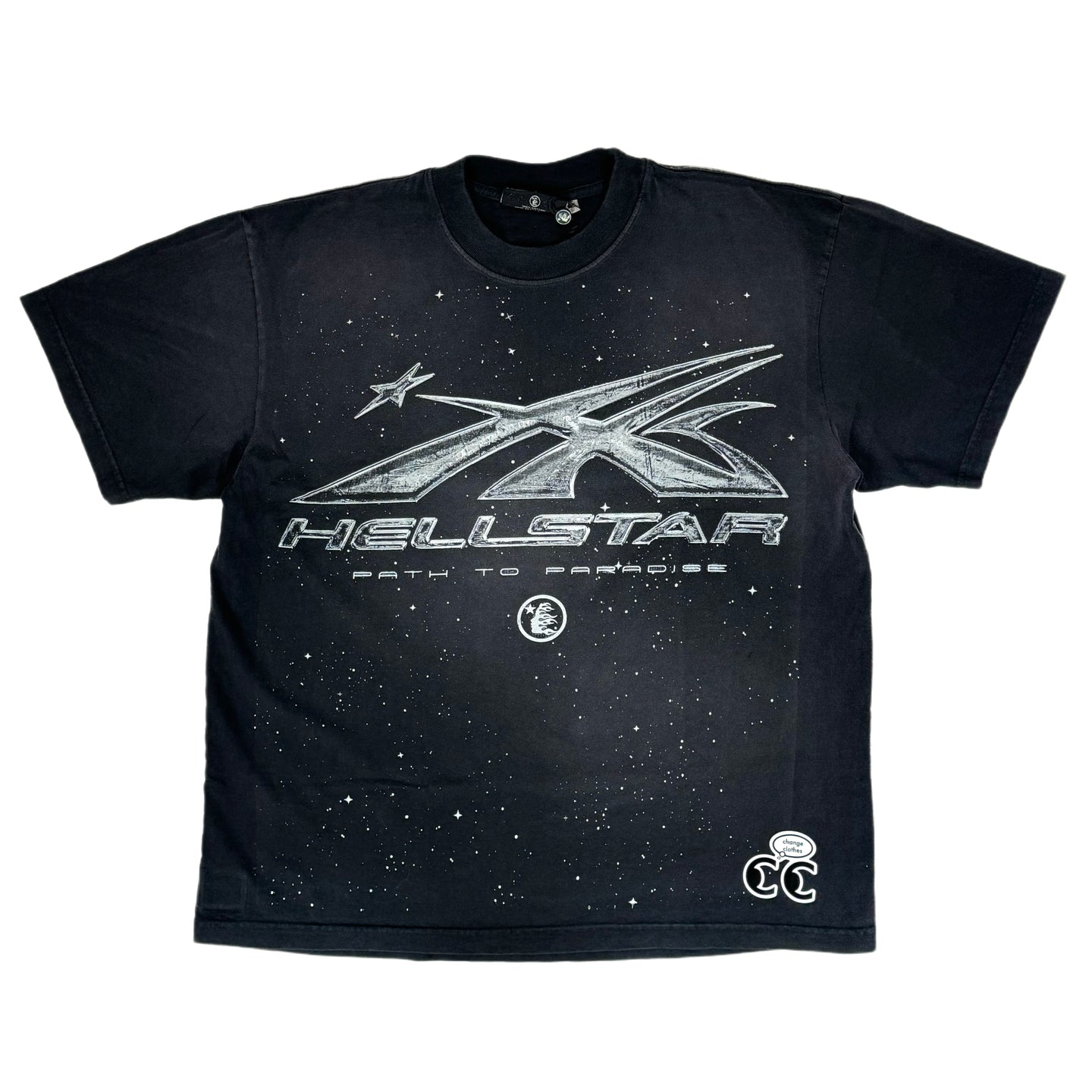 2023 hellstar chrome logo tee