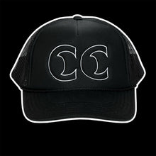 Load image into Gallery viewer, cc eyes logo outline trucker hat
