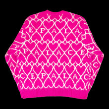 Load image into Gallery viewer, 2025 palace hairy heart knit cardigan pink
