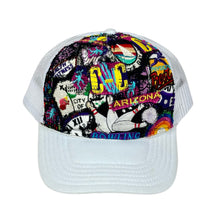 Load image into Gallery viewer, cc environmental patchwork trucker hat by crusty wizard
