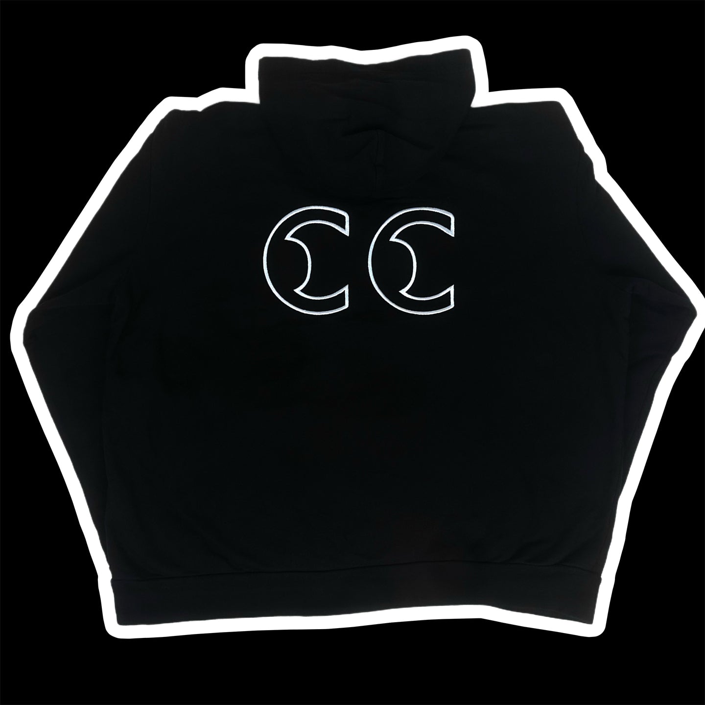 2023 cc eyes embroidered logo terry hoodie