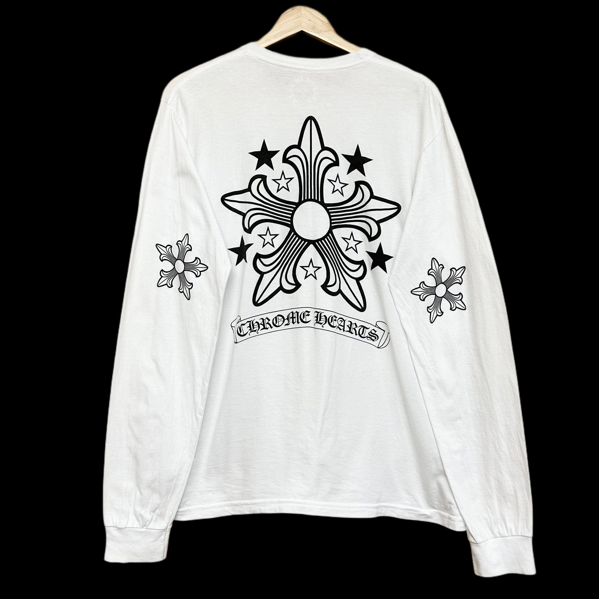 Chrome Hearts Star L/S Tシャツ Chrome Hearts Star L/S T-Shirt Blue