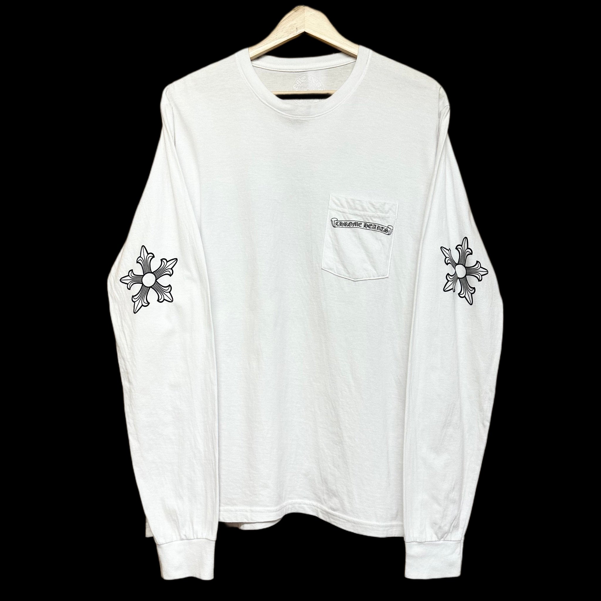 Chrome Hearts Star L/S Tシャツ Chrome Hearts Saints Star Printing T-Shirts | Print t shirt