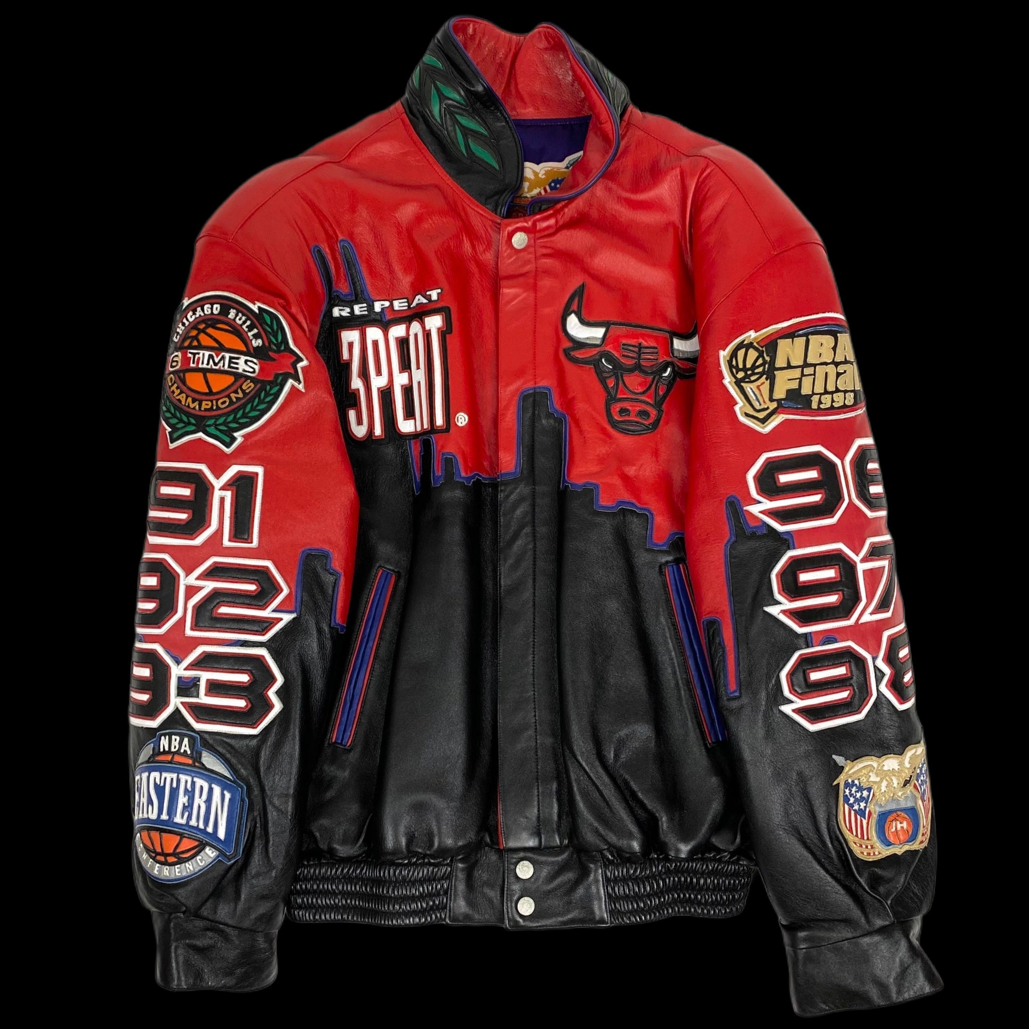 1998 Jeff Hamilton NBA Repeat 3Peat Championship Jacket | eBay